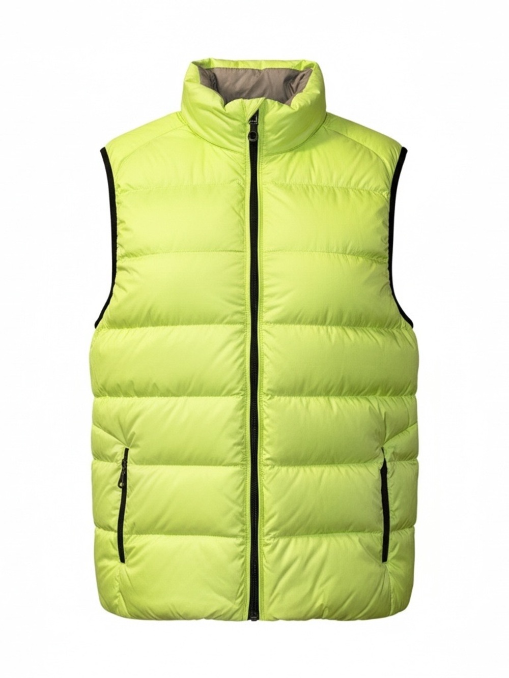 Ralph Lauren Neon Lime Quilted Puffer Vest